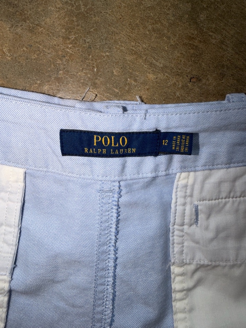 Polo by Ralph Lauren - Blue Chino Shorts - Size 12 - Picture 11 of 11